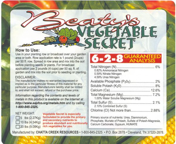 Beaty's Vegetable Secret